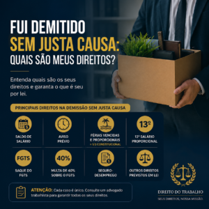 fui demitido sem justa causa quais são meus direitos