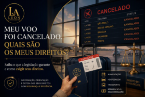 Meu voo foi cancelado. Quais são os meus direitos?