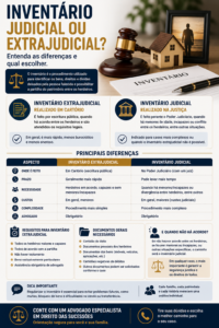 Inventário judicial ou extrajudicial