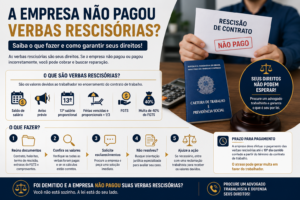 O que fazer quando a empresa não paga verbas rescisórias